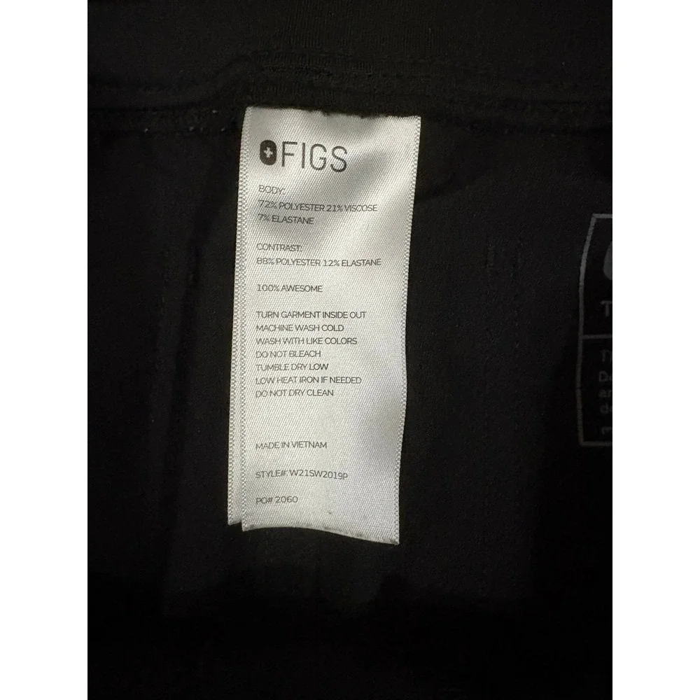 FIGS YOLA SKINNY M/P BLACK‎